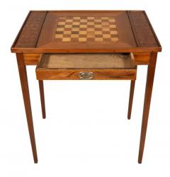 Louis XVI Style Walnut Games Table - 4143649