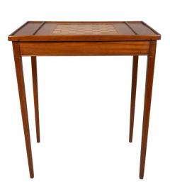 Louis XVI Style Walnut Games Table - 4143680