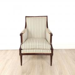 Louis XVI Style Walnut Upholstered Armchair France circa 1870 - 3486850