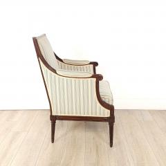 Louis XVI Style Walnut Upholstered Armchair France circa 1870 - 3486852