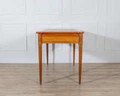 Louis XVI Style Writing Desk with Leather Top and Pull Out Extensions - 4432072