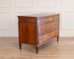 Louis XVI Walnut Chest of Drawers with Brass Inlay France Late 18th Century - 4451755