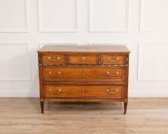 Louis XVI Walnut Chest of Drawers with Brass Inlay France Late 18th Century - 4451756