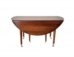 Louis XVI Walnut Extension Dining Table - 4499693