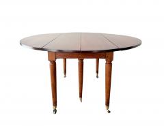 Louis XVI Walnut Extension Dining Table - 4499695