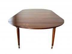 Louis XVI Walnut Extension Dining Table France circa 1780 1795 - 4788816