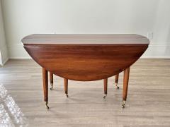 Louis XVI Walnut Extension Dining Table France circa 1780 1795 - 4788818
