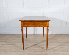 Louis XVI Writing Desk in Walnut Cherrywood and Marquetry Italy 18th Century - 4397053