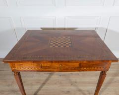 Louis XVI Writing Desk in Walnut Cherrywood and Marquetry Italy 18th Century - 4397076