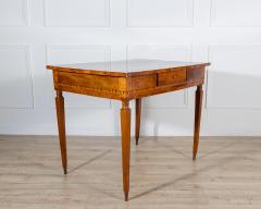 Louis XVI Writing Desk in Walnut Cherrywood and Marquetry Italy 18th Century - 4397083