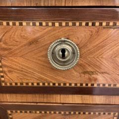 Louis XVI chest of drawers with marquetry 19th century - 3928967