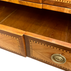 Louis XVI chest of drawers with marquetry 19th century - 3928993