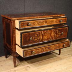 Louis XVI style inlaid chest of drawers - 4001350