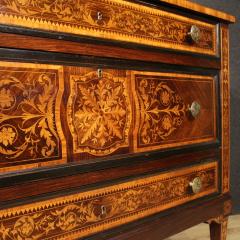 Louis XVI style inlaid chest of drawers - 4001352