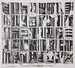 Louise Nevelson Hand Signed Promotional Print Tide I Tied for MIT Exhibition - 4114228