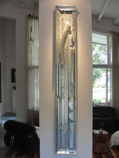 Louise Nevelson Incredible Wall Art Sculpture in Silver Leaf Manner of L Nevelson II - 4628083