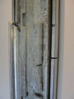 Louise Nevelson Incredible Wall Art Sculpture in Silver Leaf Manner of L Nevelson II - 4628104