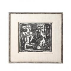 Louise Nevelson Louise Nevelson Etching entitled One Ancient Figure Artists Proof signed - 4514266