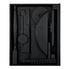 Louise Nevelson Louise Nevelson Style Wood Assemblage Wall Sculptures - 2978459