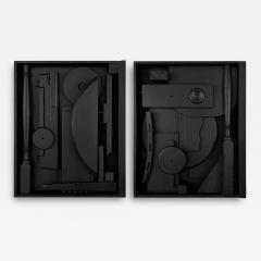 Louise Nevelson Louise Nevelson Style Wood Assemblage Wall Sculptures - 2980418