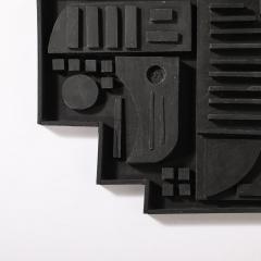 Louise Nevelson Louise Nevelson Untitled Ebonized Wall Relief Sculpture - 4233762
