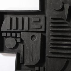 Louise Nevelson Louise Nevelson Untitled Ebonized Wall Relief Sculpture - 4233763