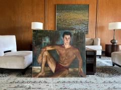 Louise Schacht Nude Man In Bathing Suit Male Nude Speedo Gay art Sex appeal - 2587205