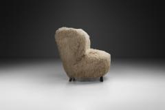 Lounge Chair in Longhair Sheepskin Europe Late 20th Century - 4692003
