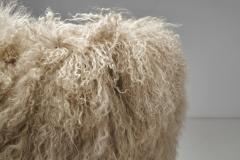 Lounge Chair in Longhair Sheepskin Europe Late 20th Century - 4692011