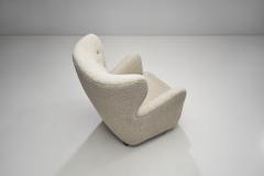 Lounge Chair with Stained Beech Legs by Danish Cabinetmaker Denmark 1940s - 2871571