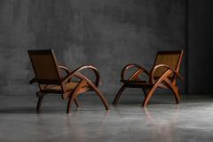 Lounge Chairs in Colonial Modern Style France Mid 20th Century - 4606731
