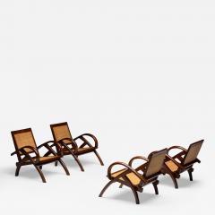 Lounge Chairs in Colonial Modern Style France Mid 20th Century - 4607028