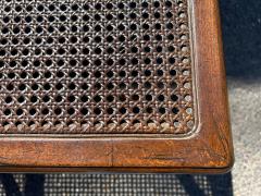 Lovely French Louis XV style Walnut Cane Bench Mid 20th Century - 4159985
