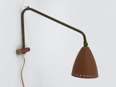 Lovely Mid Century Modern Adjustable Table Lamp or Wall Light Sweden 1950s - 4547389