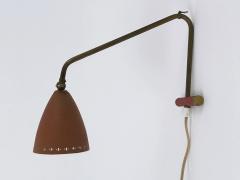 Lovely Mid Century Modern Adjustable Table Lamp or Wall Light Sweden 1950s - 4547390
