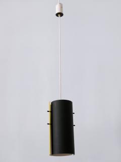 Lovely Mid Century Modern Bi Color Pendant Lamps or Hanging Lights Germany 1960s - 3180184