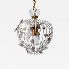 Lovely Mid Century Modern Birdcage Pendant Lamp or Chandelier Germany 1950s - 2632013