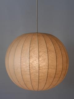 Lovely Mid Century Modern Cocoon Pendant Lamp or Hanging Light Germany - 2672911