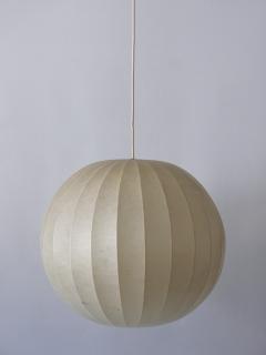 Lovely Mid Century Modern Cocoon Pendant Lamp or Hanging Light Germany - 2672912