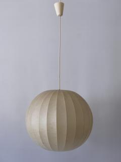 Lovely Mid Century Modern Cocoon Pendant Lamp or Hanging Light Germany - 2672915