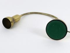 Lovely Mid Century Modern Gooseneck Brass Table Lamp Germany 1970s - 4719623