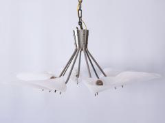 Lovely Mid Century Modern Seven Armed Chandelier or Pendant Lamp Germany 1950s - 2755212