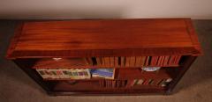 Low Open Bookcase In Mahogany 19th Century England - 3951090