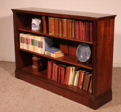 Low Open Bookcase In Mahogany 19th Century England - 3951091