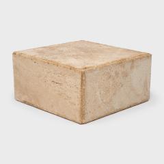 Low Travertine Marble Pedestal - 4176001