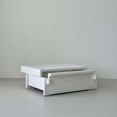 Low table with interior storage probably produced in Belgium 1970s - 4318206