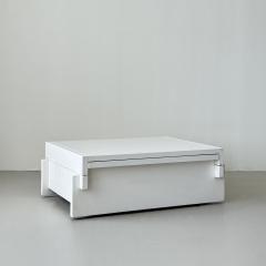 Low table with interior storage probably produced in Belgium 1970s - 4318207