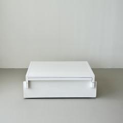 Low table with interior storage probably produced in Belgium 1970s - 4318208