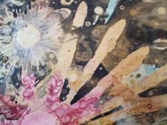 Lowell Boyers You so Sweet 2023 Large Black MulticolorAbstract Painting by Lowell boyers - 4203914