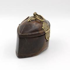 Lozenge Shaped Hardwood Box Possibly Tea Caddy Or Tobacco Box 19th Century  - 2177176